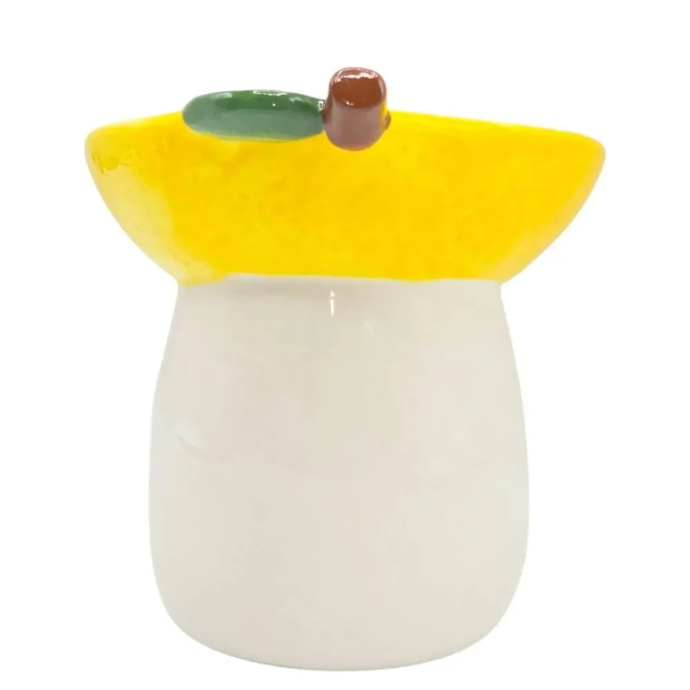 Rockybear Pet Tilted And Elevated Cat Drinking Water Bowl Lemon‎ Pattern 6